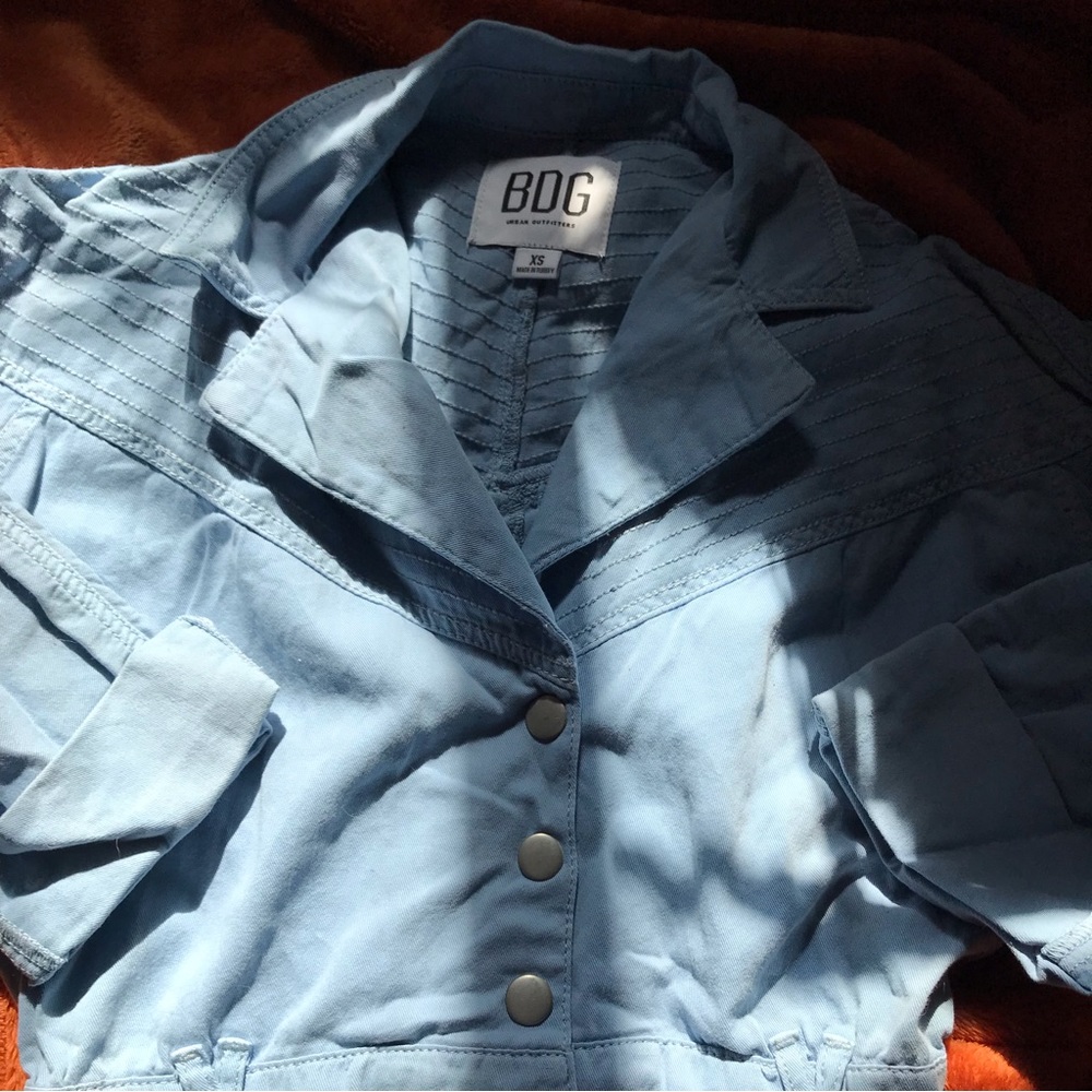 BDG Retro Denim Jumpsuit Romper